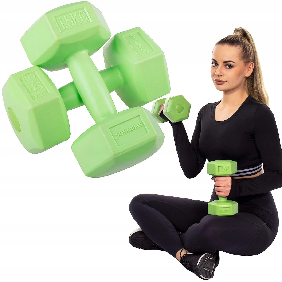 

Hantle Hantelki Ciężarki 2x1,5 kg Fitness Siłownia