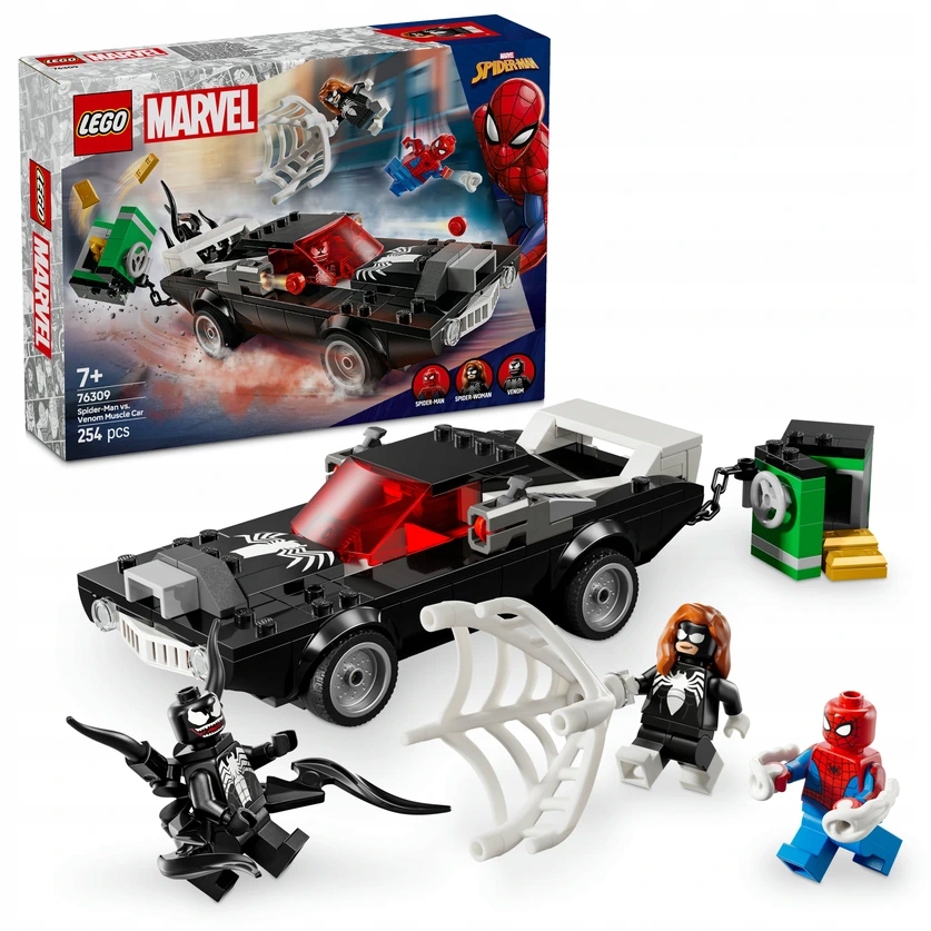 Lego Marvel 76309 Spider-Man vs. Venomův výkonný sporťák