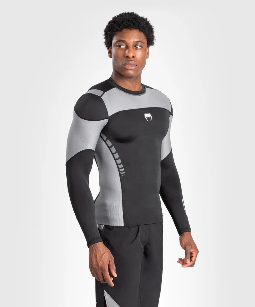 Venum Pánský Rashguard Tempest Dlouhý rukáv Černá/Šedá M
