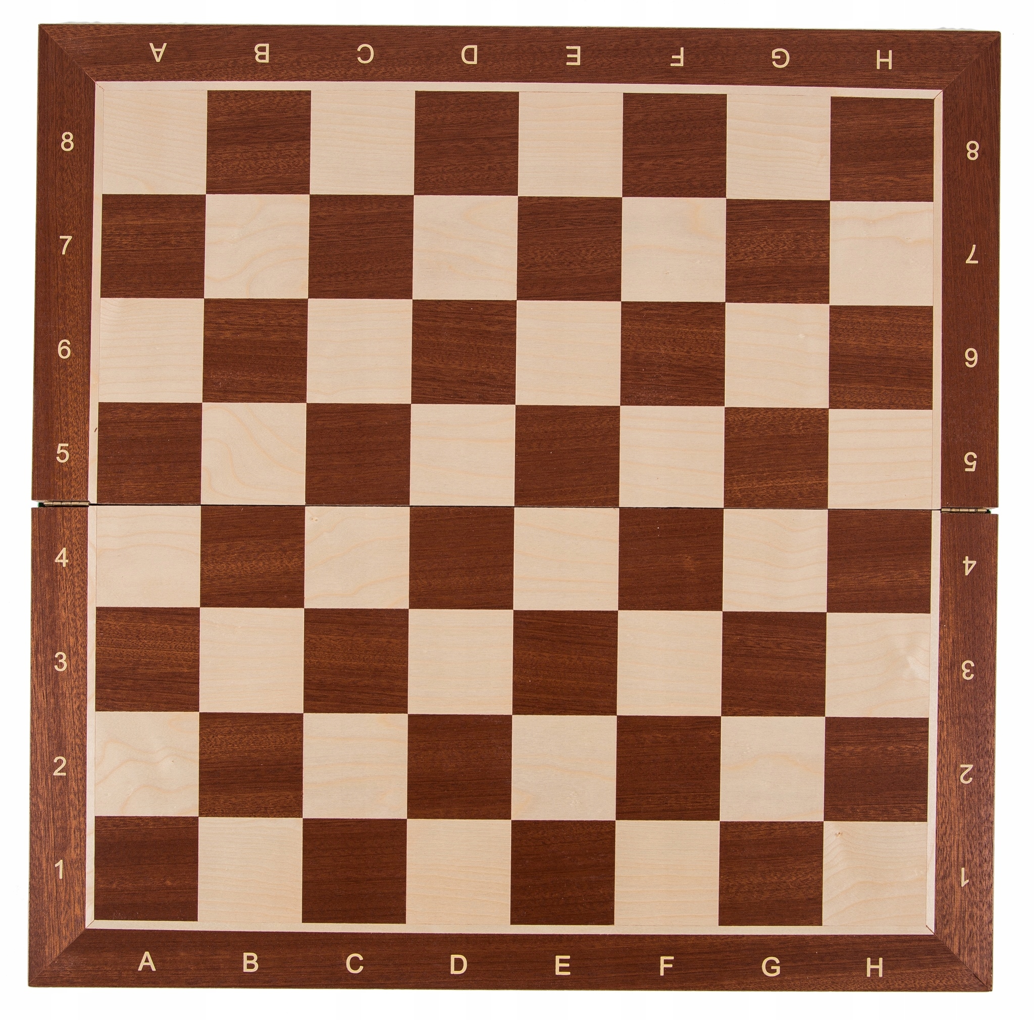 OUTLET Szachy Szachownica drewniana Nr 5 MAHOŃ Składana Producent Square