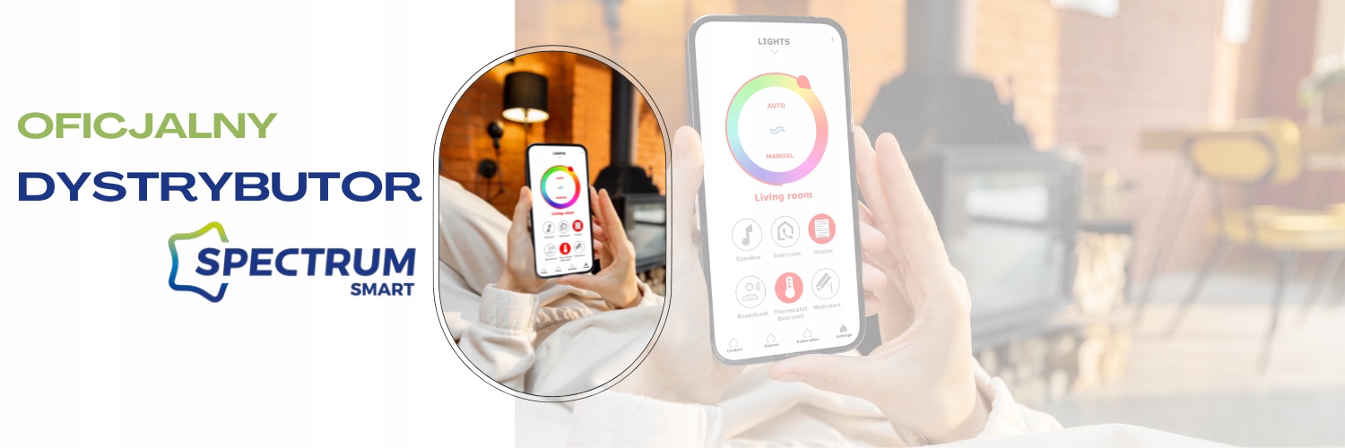 Inteligentna oprawa NYMPHEA 36W Wi-Fi SpectrumSMART Szerokość produktu 48.8 cm