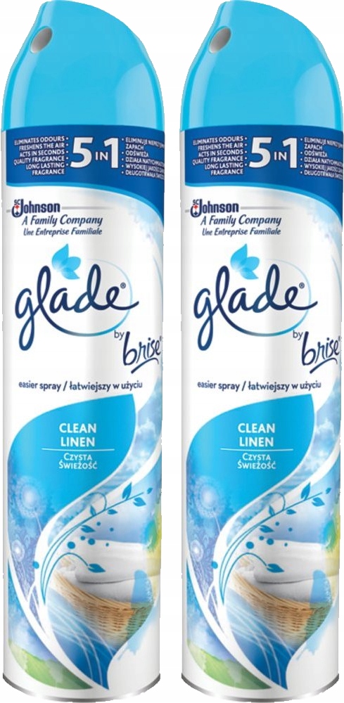 

Odświeżacz powietrza Glade by Brise 2x300ml