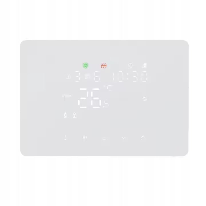 Termostat Pokojový Panel Dotykový Led Displej ZigBee Wh Tuya Smart