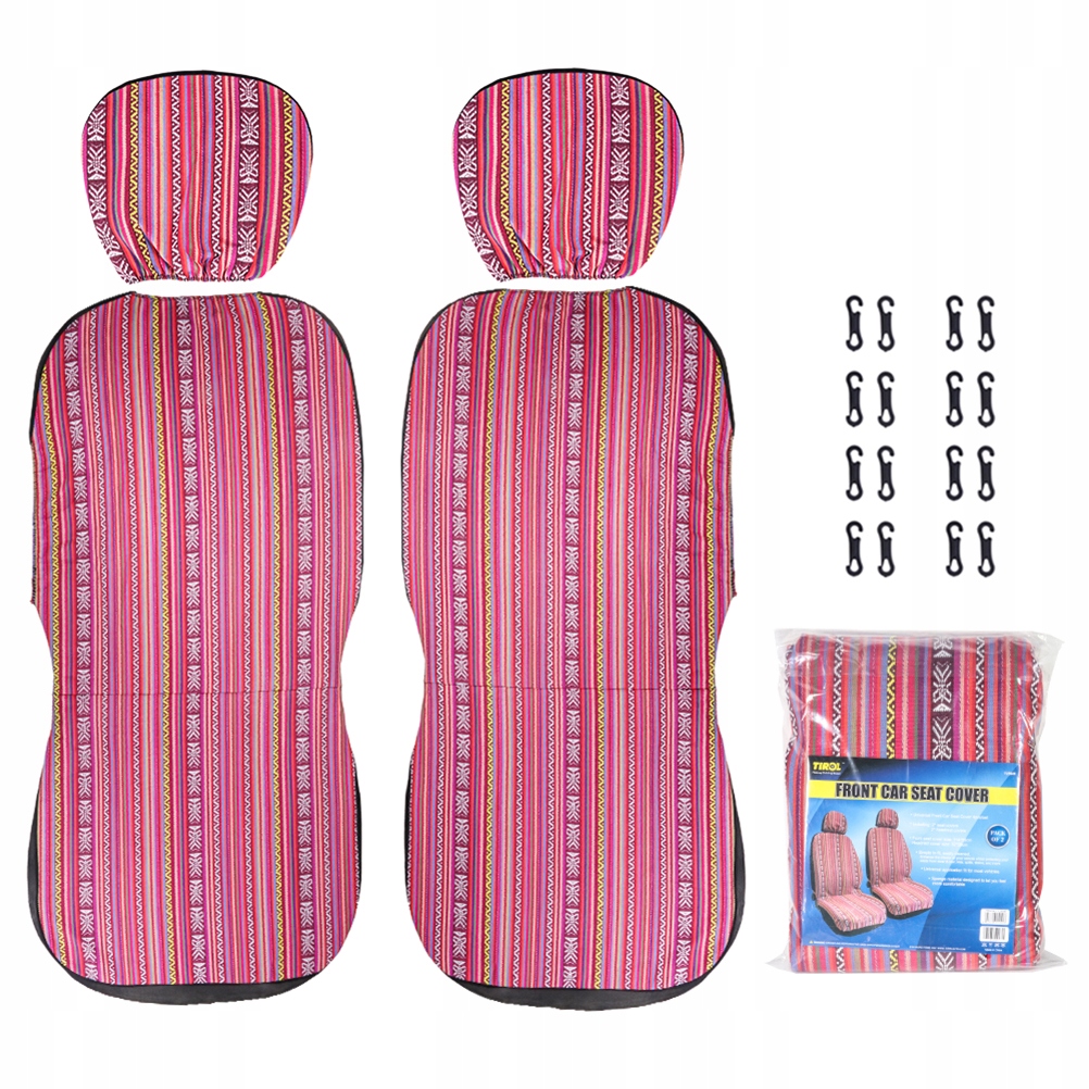 4 SZT. STYLOWE PODWÓJNE FOTELIKA W STYLU ETNICZNYM Producent inny