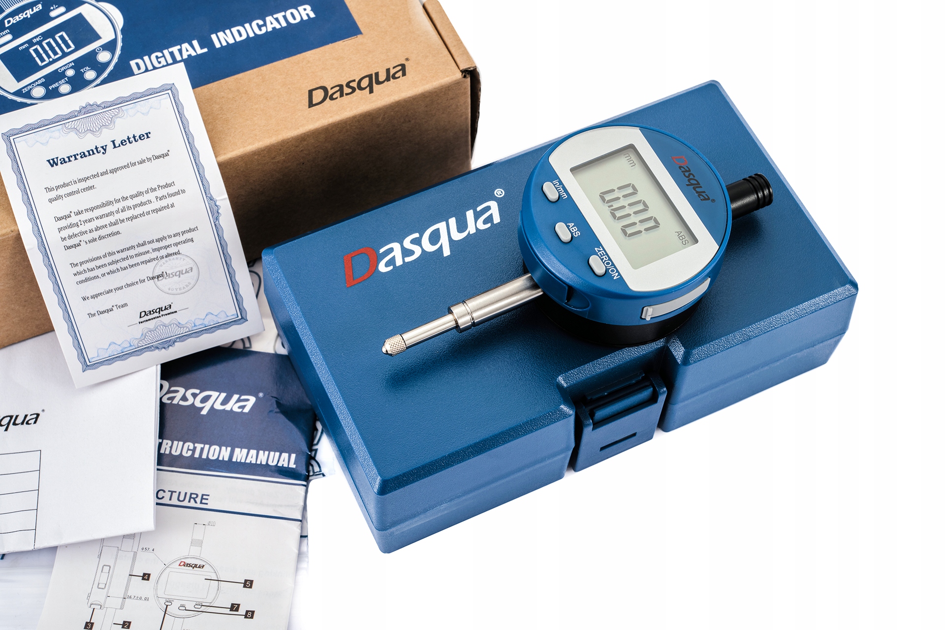 Високоточний електронний датчик 0-25, 4 мм DASQUA