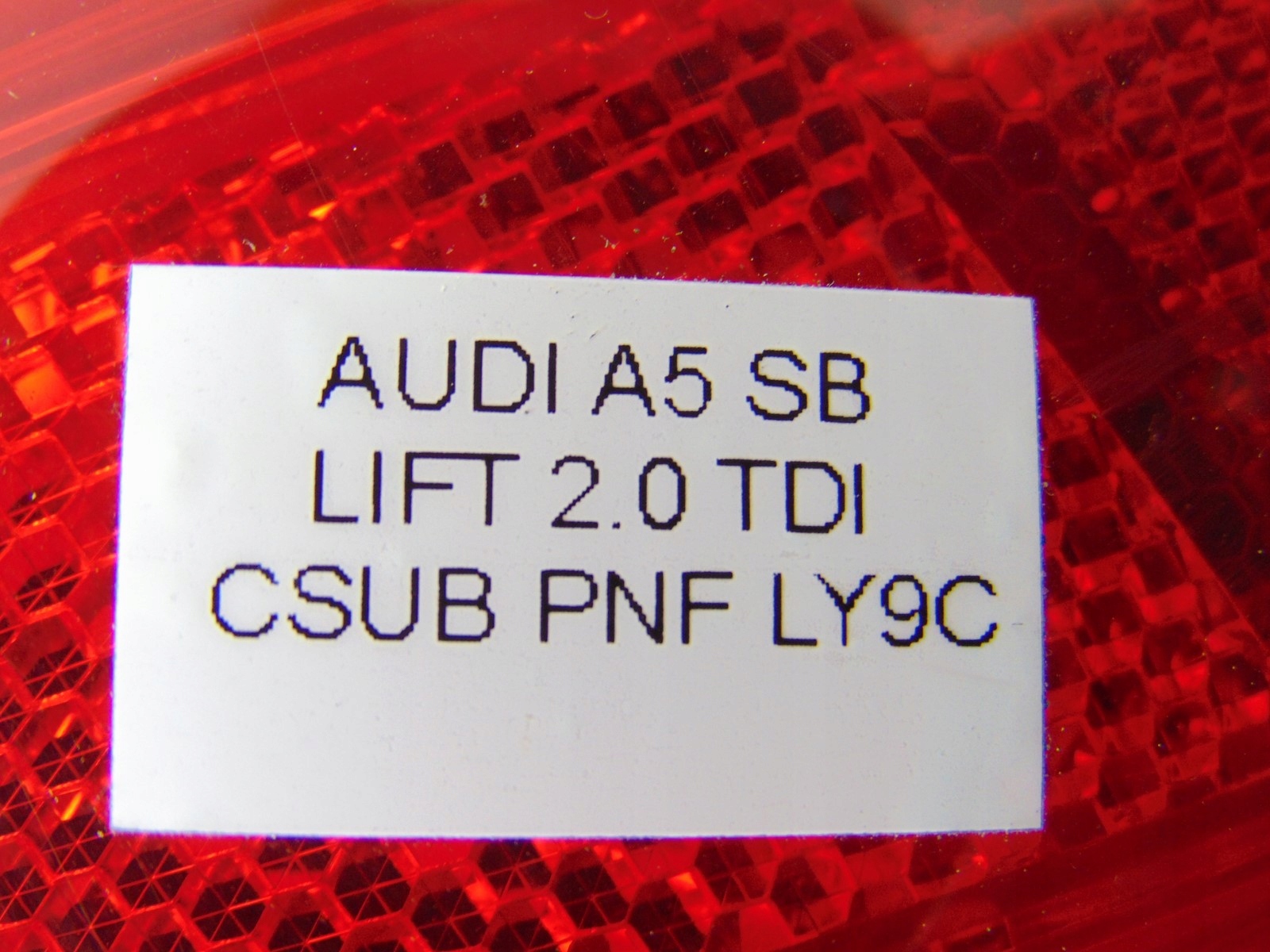 light right right rear part rear AUDI A5 8T LIFT 5D 8T8945096E