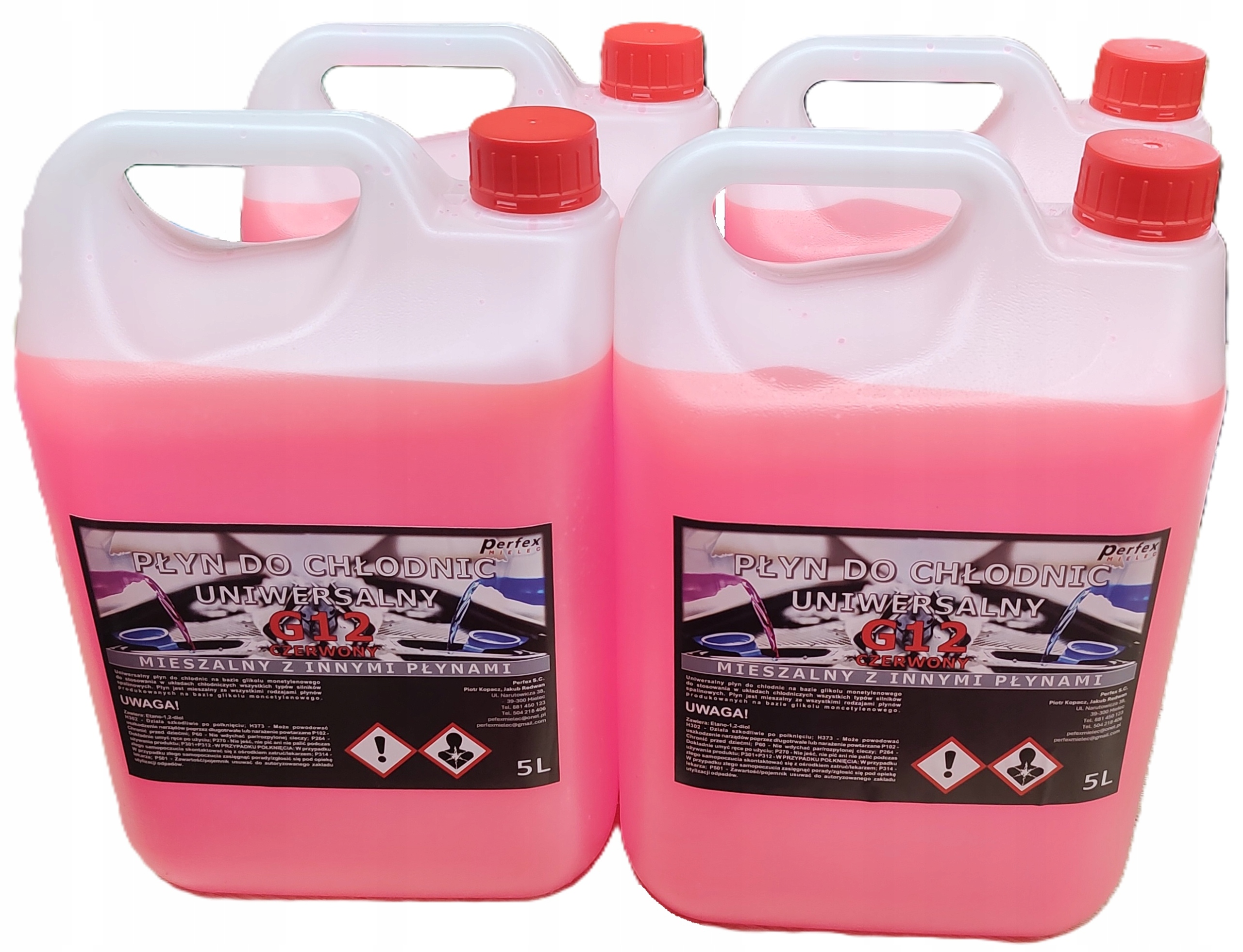 Płyn do chłodnic G12 czerwony (4x5L) 20L