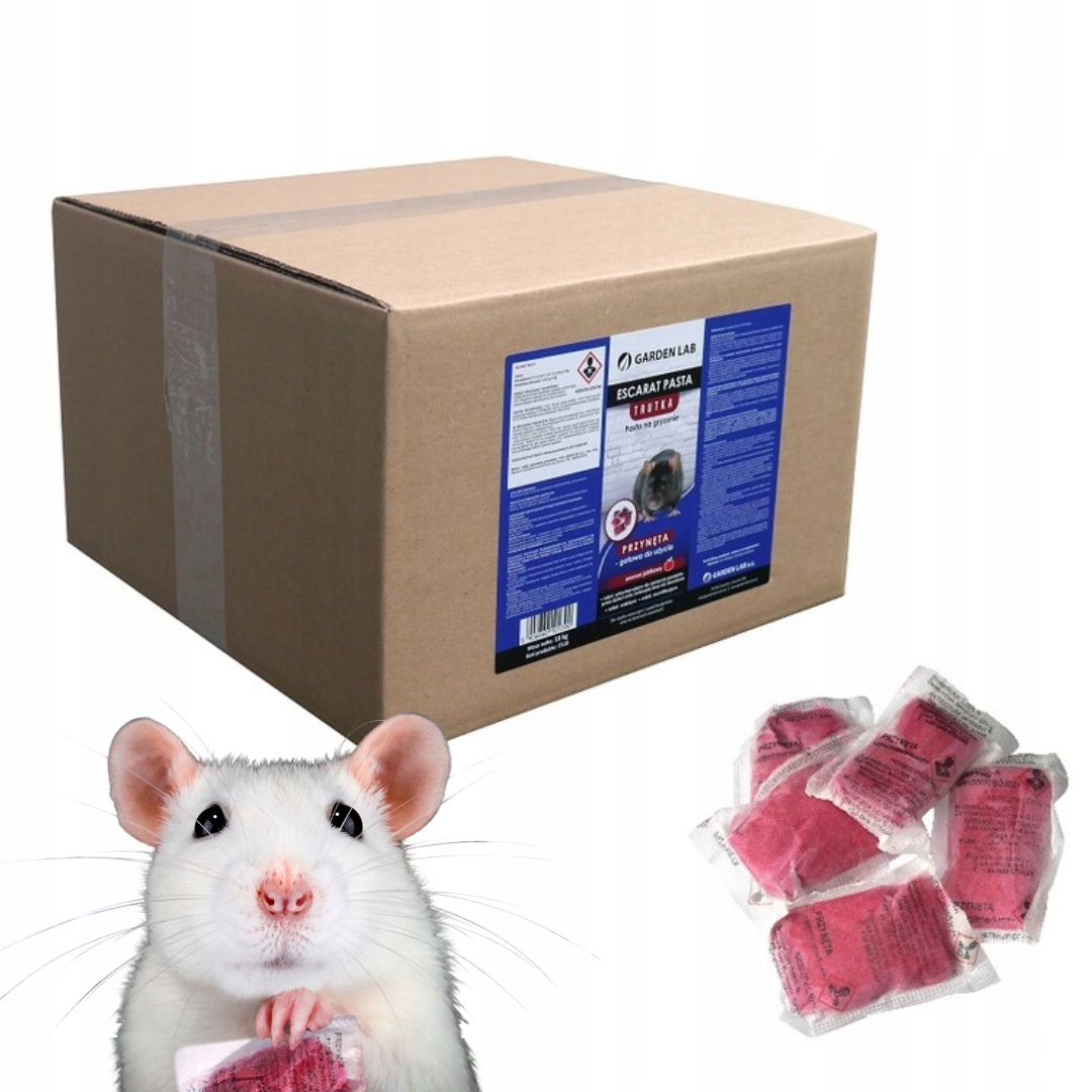 ESCARAT PASTA SILNA TRUTKA NA MYSZY SZCZURY 25 KG