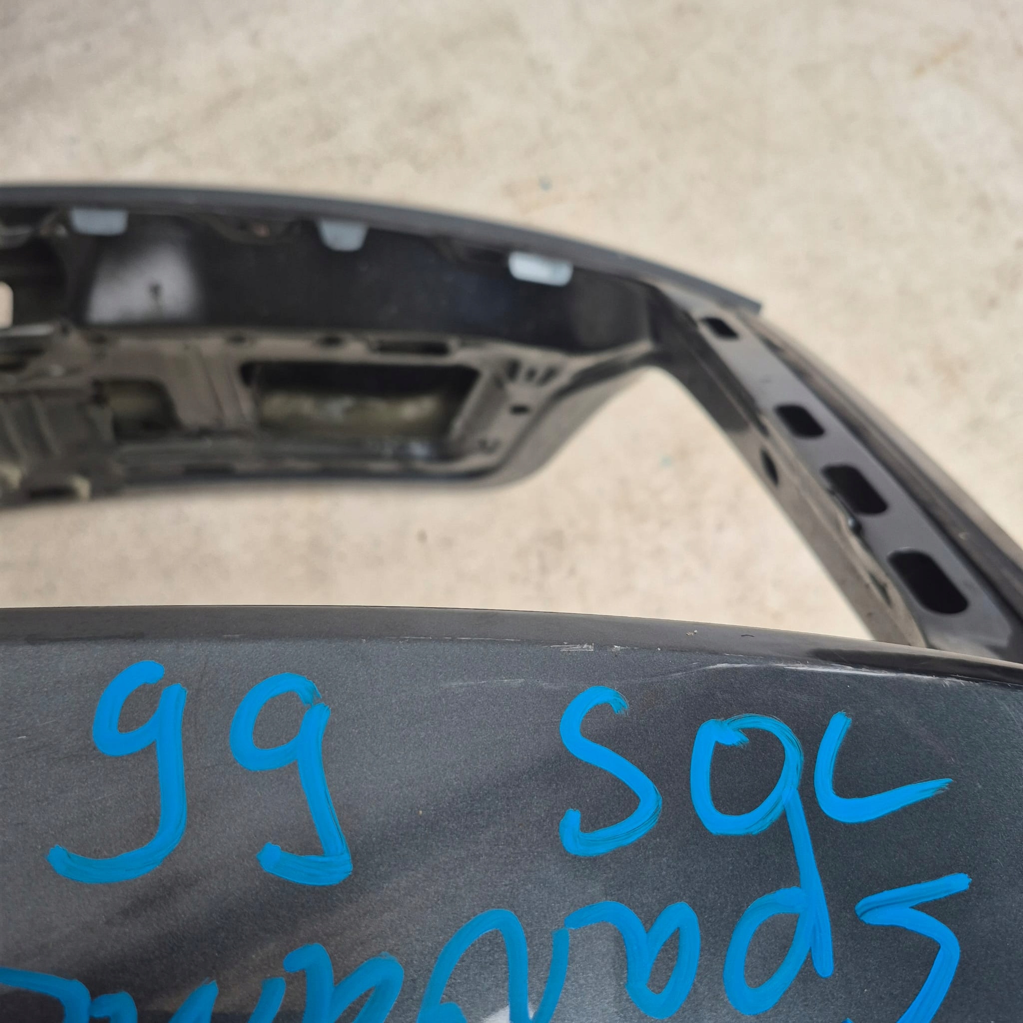 SKODA FABIA III 3 HB 14-18 boot door rear