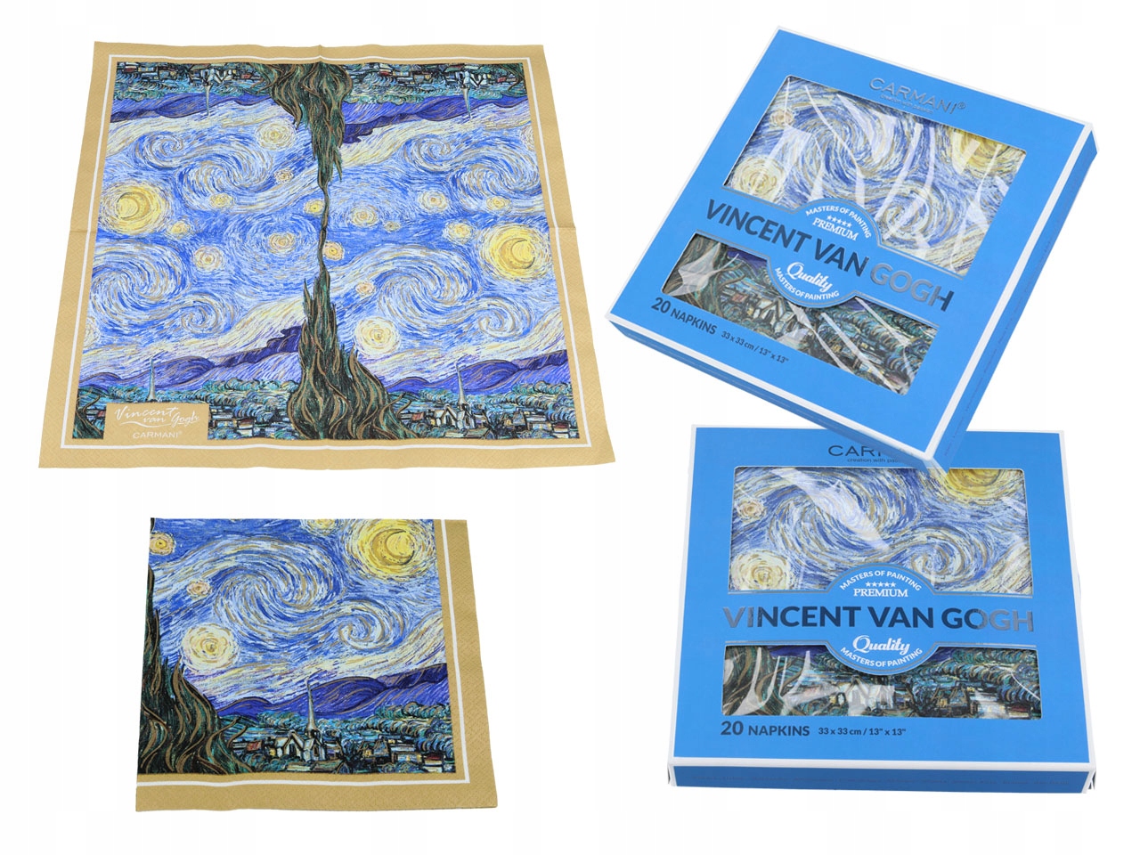 

Serwetki papierowe 20szt. V. van Gogh, Carmani