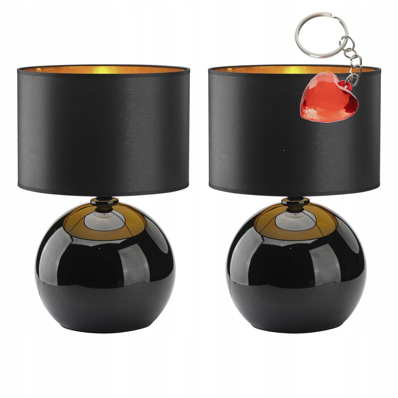 Tk Lighting Sada 2 x noční stolní lampa Palla 5081