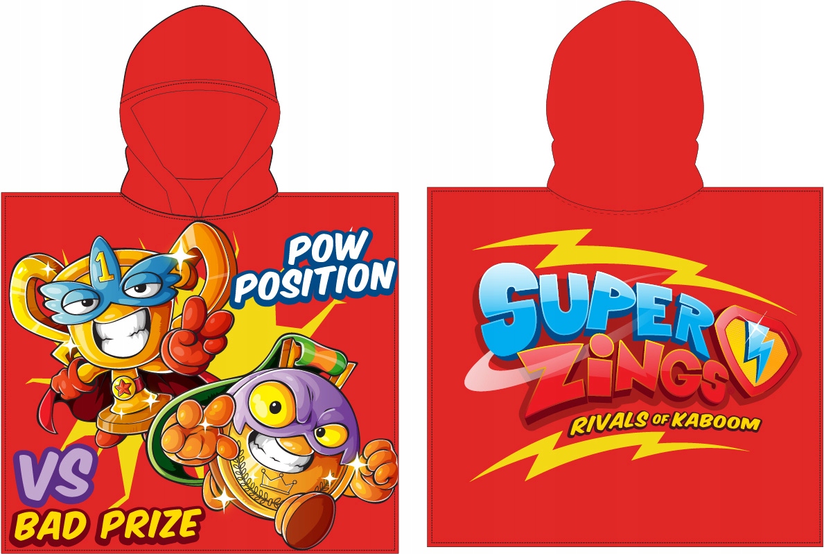 

Ponczo Zings Ręcznik Plażowy Poncho Kaptur