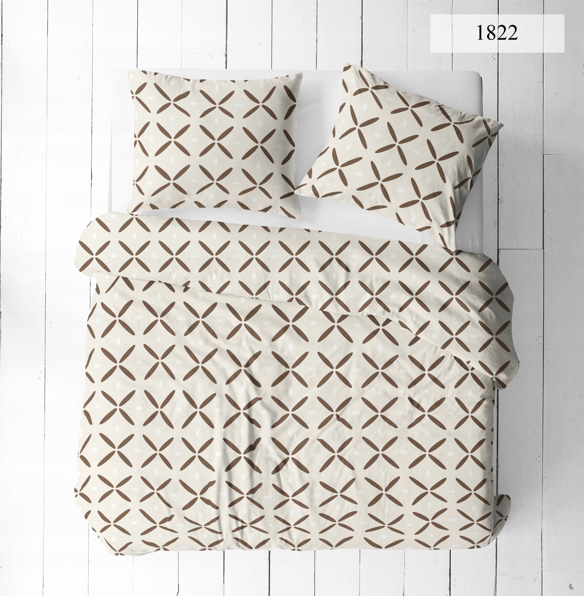 Krepové povlečení 140x200 korková kůra bavlna 100% vzory