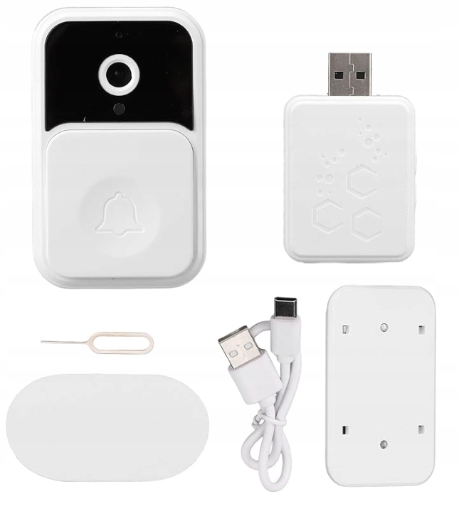 DZWONEK BEZPRZEWODOWY KAMERA WIDEO DOMOFON WIFI Kod producenta Spreest WIDEODOMOFON KAMERA DO DRZWI WiFi TA2