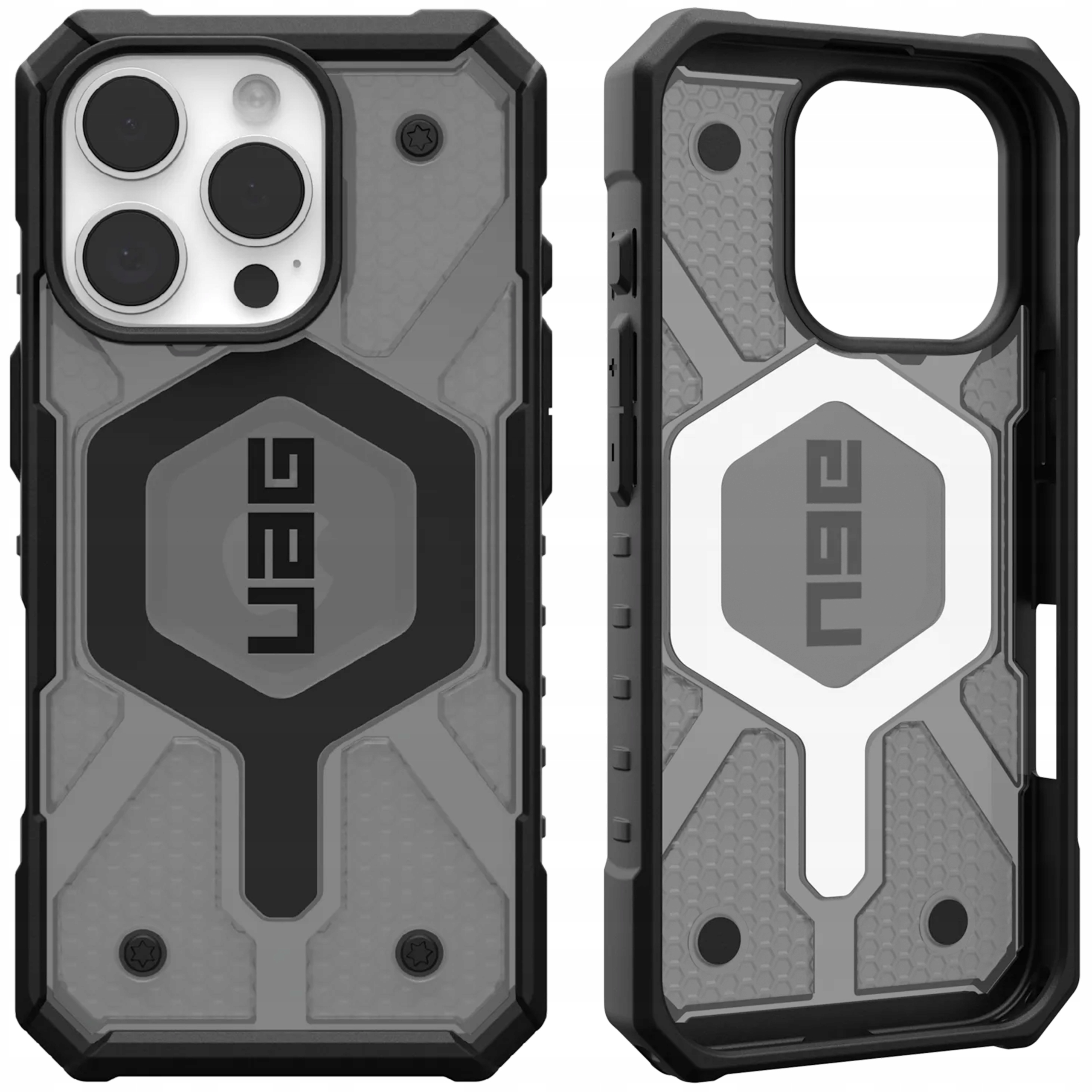 Uag Pathfinder Clear Case Etui Pancerne z MagSafe do iPhone 16 Pro Cover