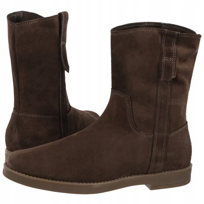 Dámské Kožené Boty Kotníkové Boty Ryłko Hnědé V1VH1___ _6TJ Brown