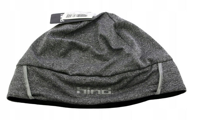 Czapka zimowa męska damska szara Odblask Hind Sport Fitness Bieganie 52-55