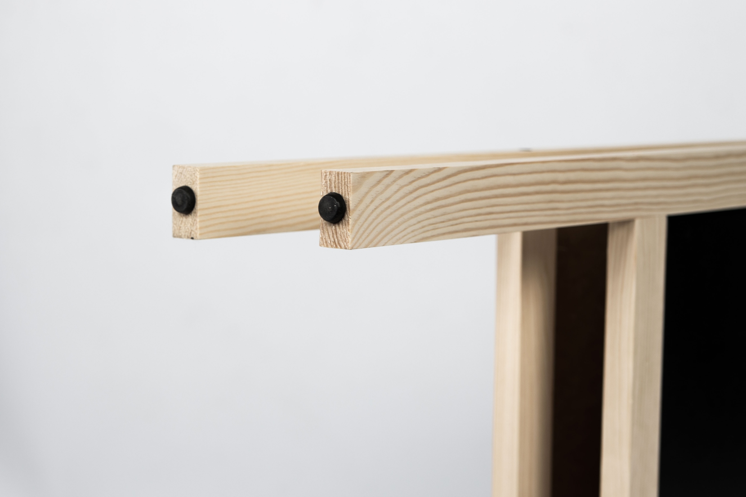 Potykacz - Tablica kredowa 100x60 - naturalny ECO Wysokość produktu 100 cm