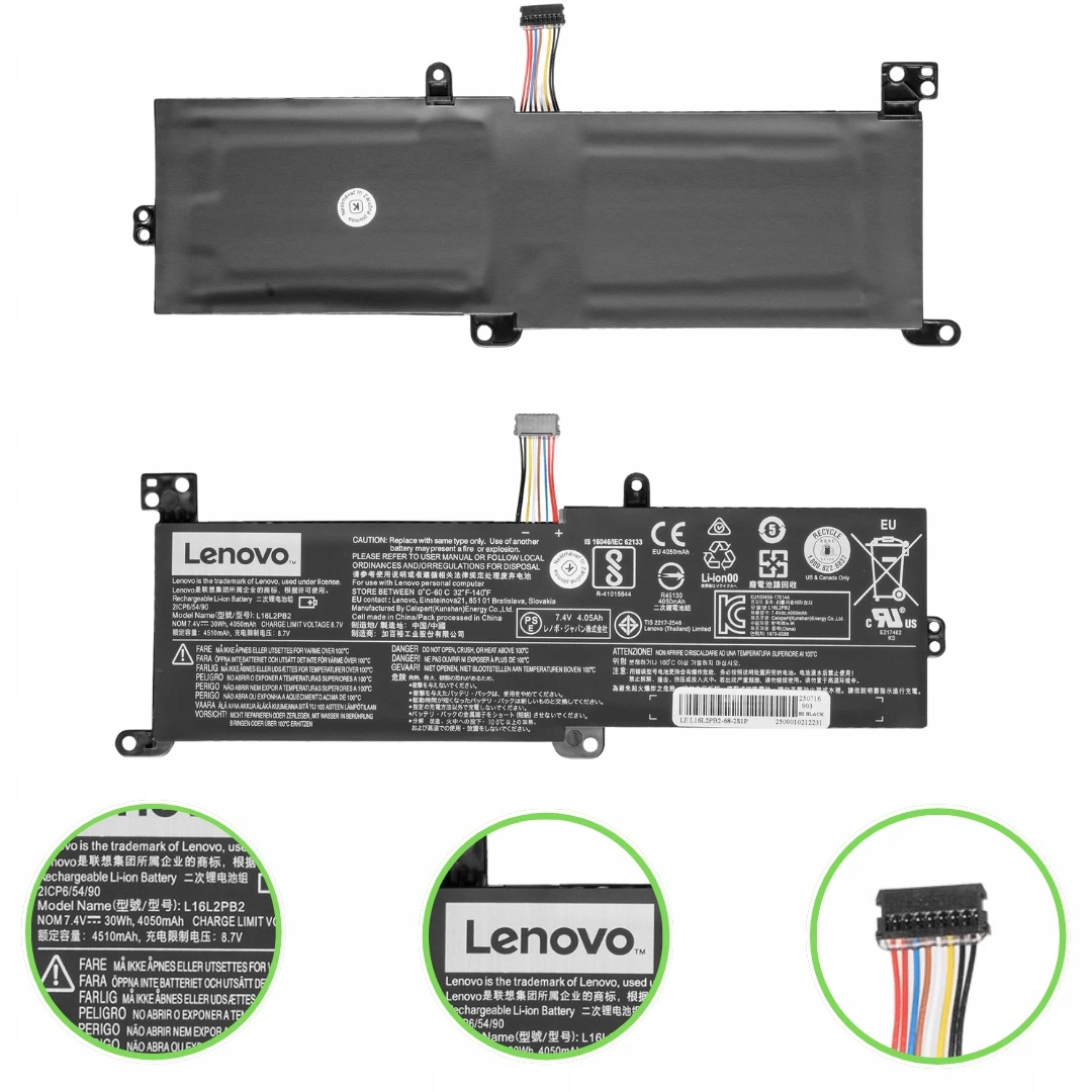 Originál Batéria L16L2PB2 L16M2PB1 Lenovo Ideapad 130 320 330 520 S145 V320