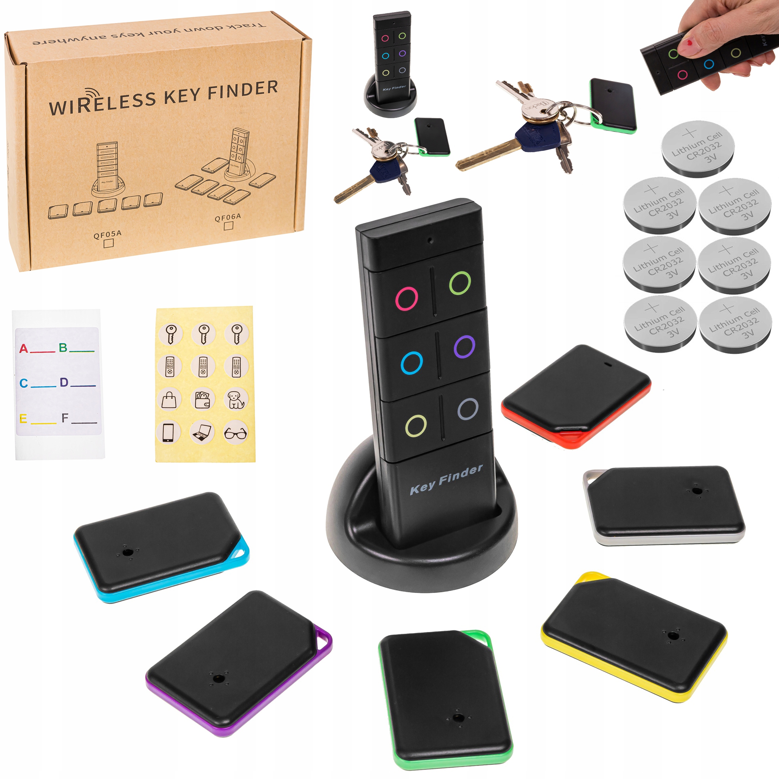 

Bezprzewodowy Lokalizator Kluczy Pilot Klucze 6 sz