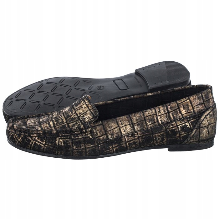 Dámské polobotky Mokasíny Filipe Zlaté 6926 Cayman