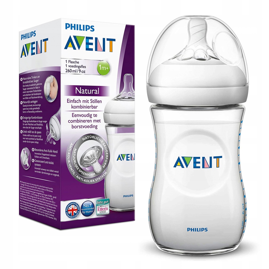 

Philips Avent Natural Butelka antykolkowa 260ml 1+