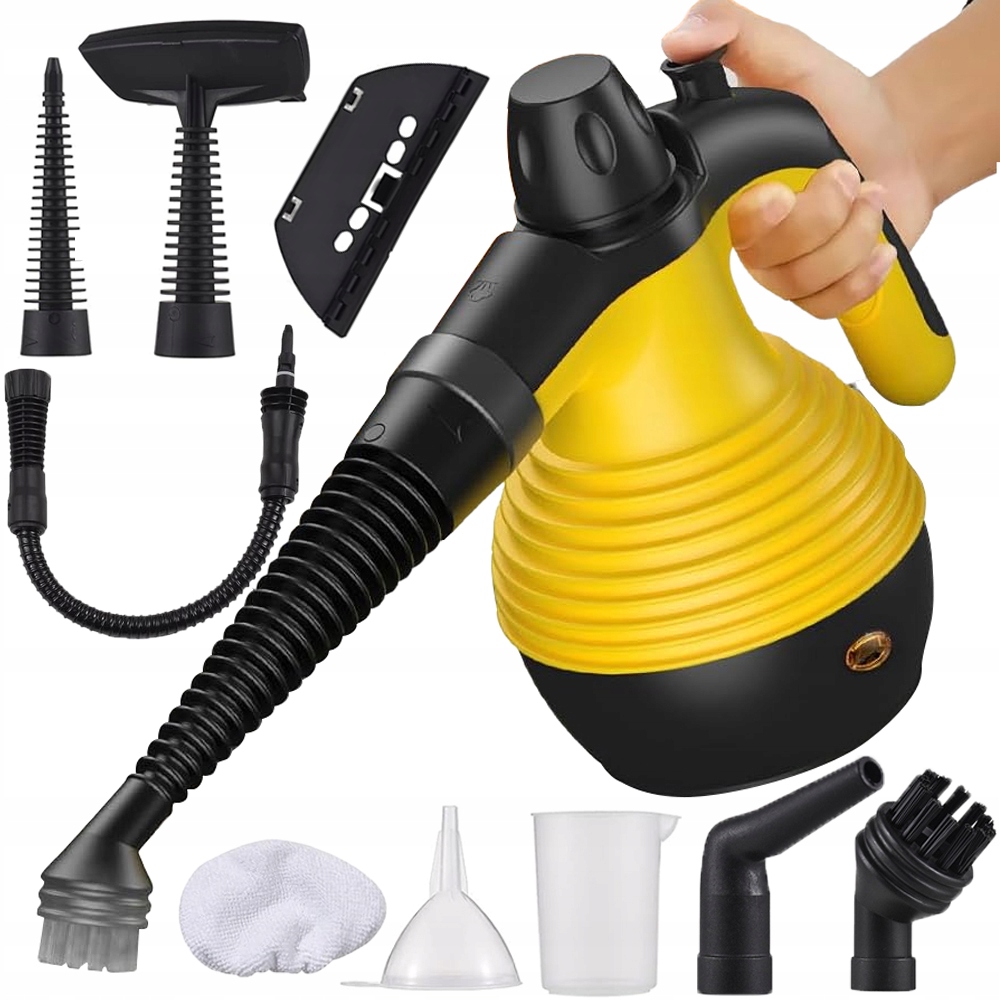 Parní Čistič Oken Steamer Parní Mop 1050W 9 Nástavců