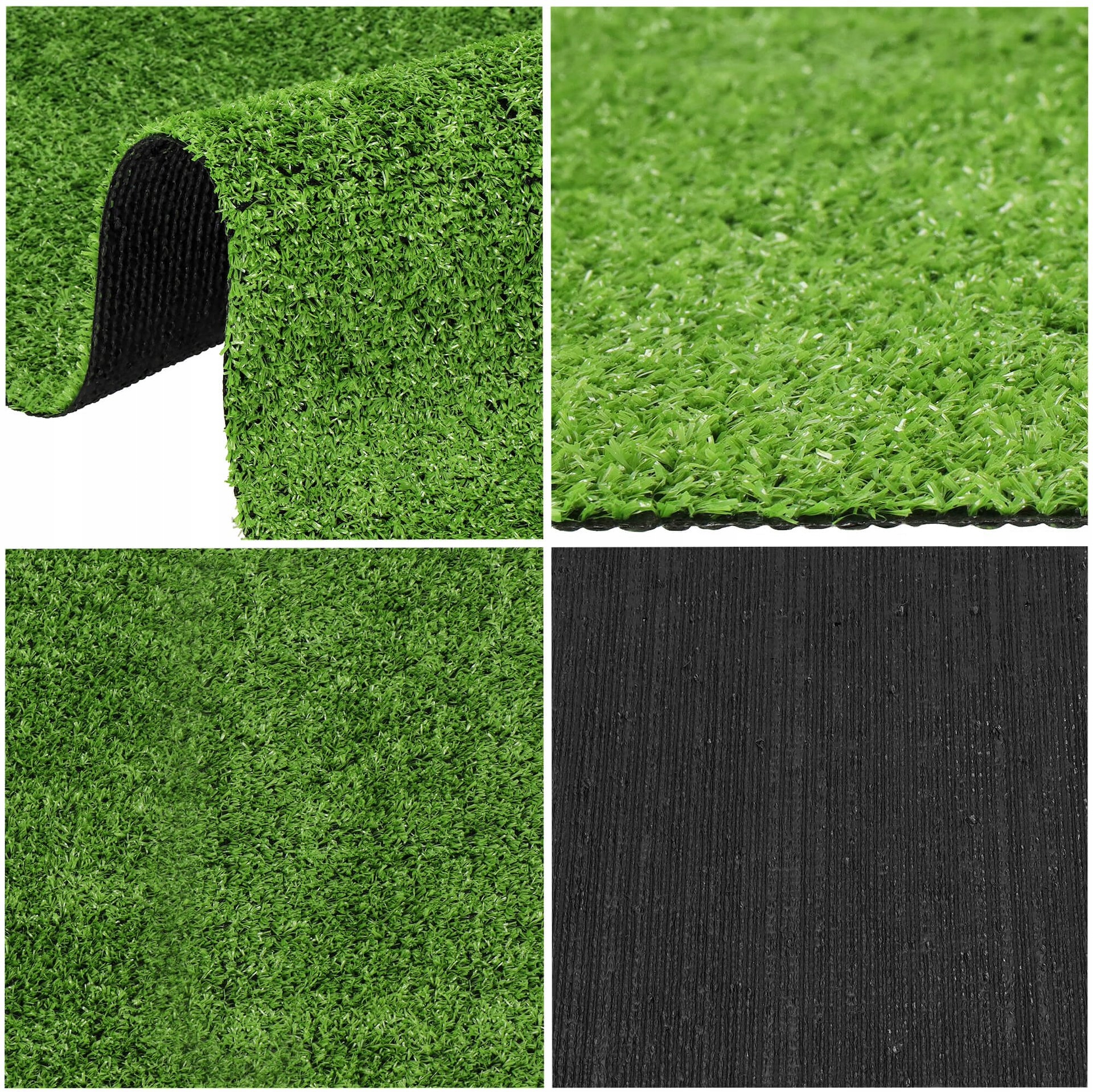 SZTUCZNA TRAWA 7mm ZIELONA WYKŁADZINA Z ROLKI 4m NA BALKON TARAS DOM OGRÓD Długość 0.25 m