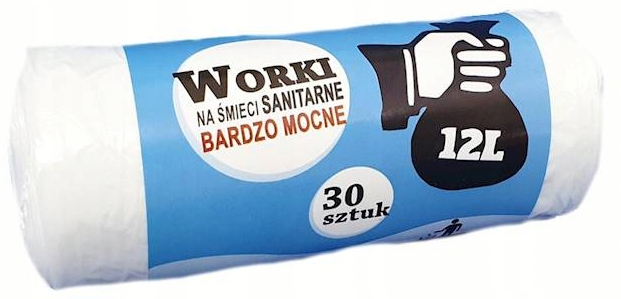 

Worki na śmieci sanitarne 12l bardzo mocne 50 szt.
