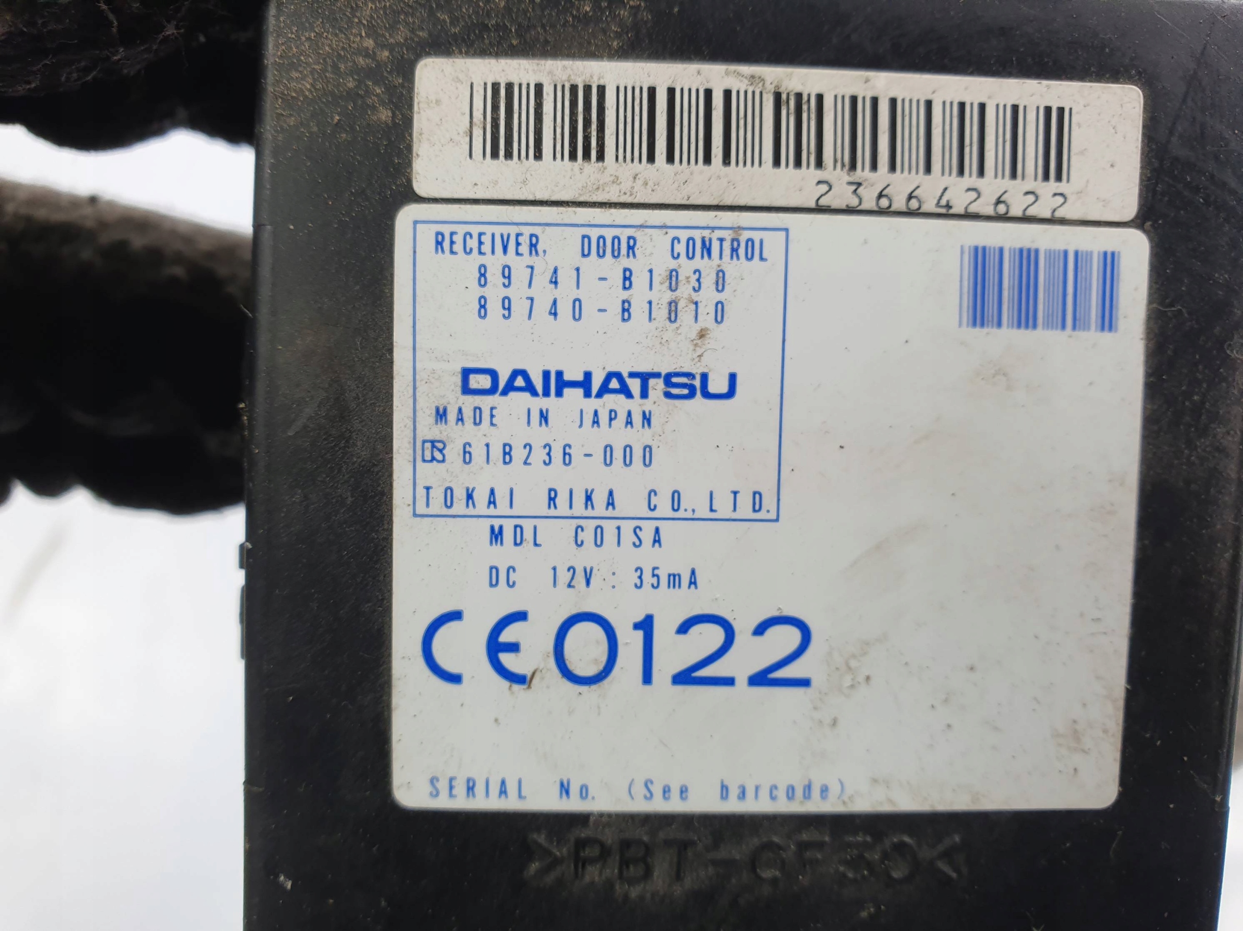 Module Central de la serrure 89741-B1030 CHEVROLET MATIZ II