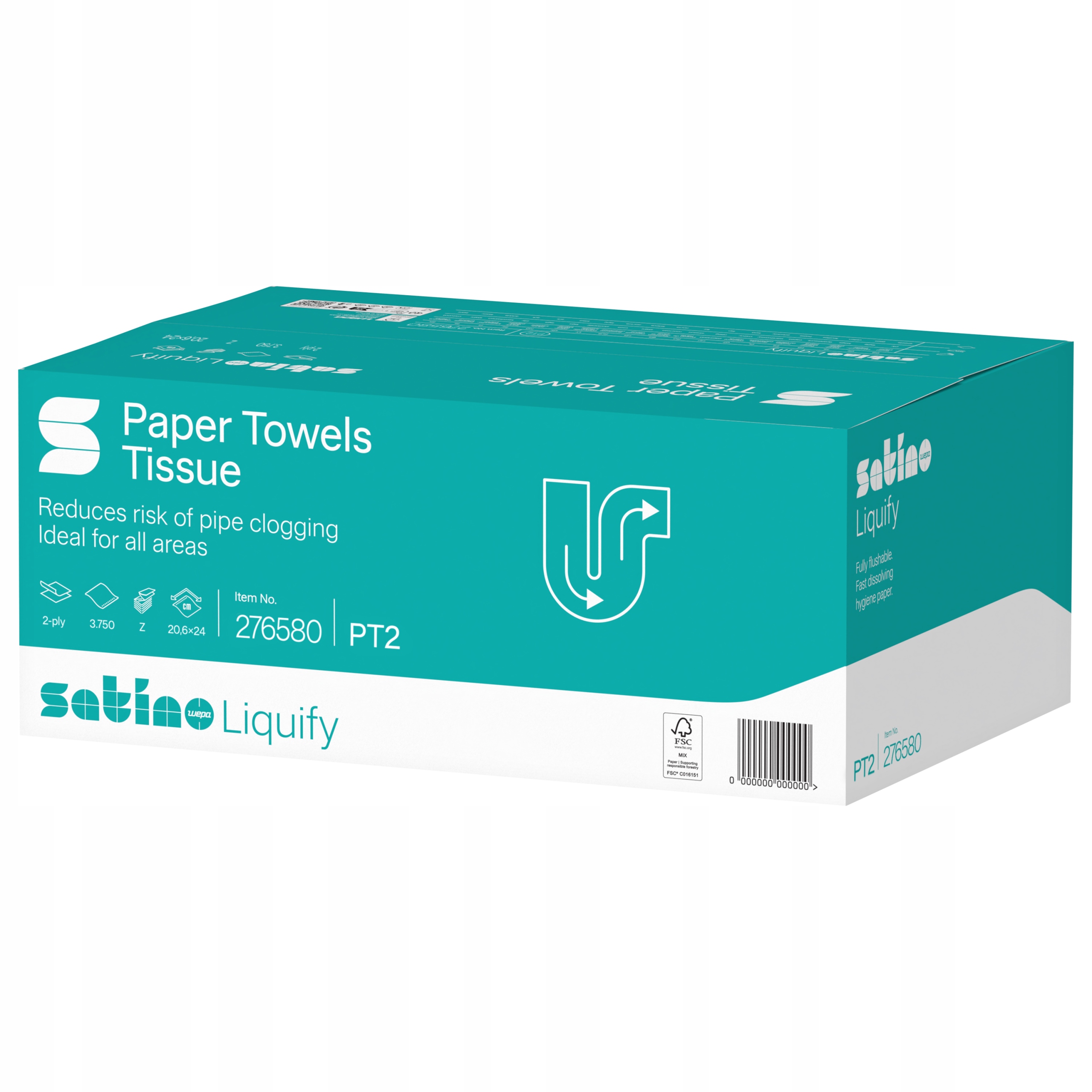 Satino Liquify 276580 Ręczniki papierowe Zz Rozpuszczalne