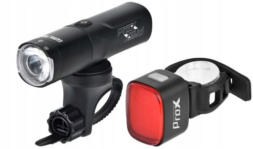 Sada Cyklistických Světel Prox Kappa Set 800LM 50LM Usb C Silné