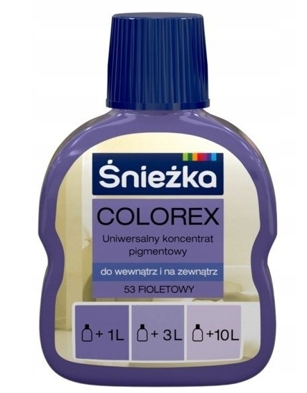 

Colorex Śnieżka Pigment Do Farb 100ml Fioletowy