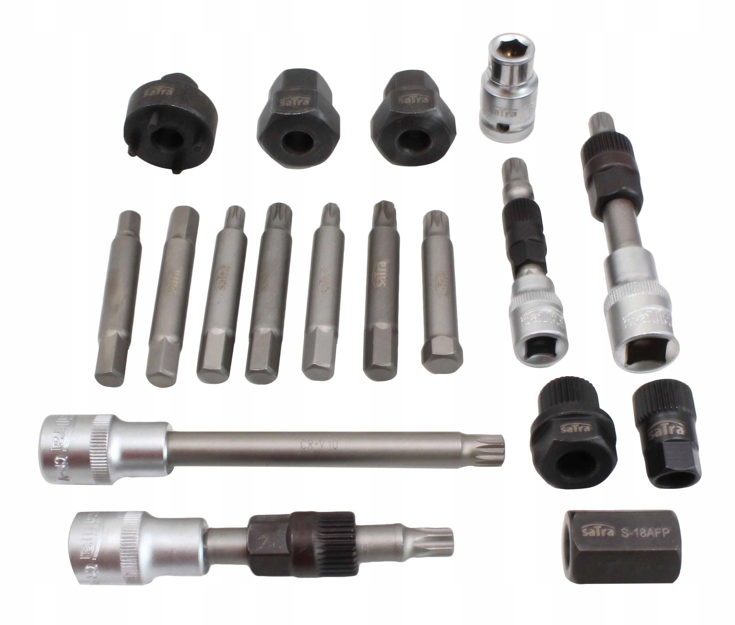 ZESTAW NASADEK KLUCZY KLUCZE DO ALTERNATORÓW ALTERNATORA 18 el. SATRA Marka Asta