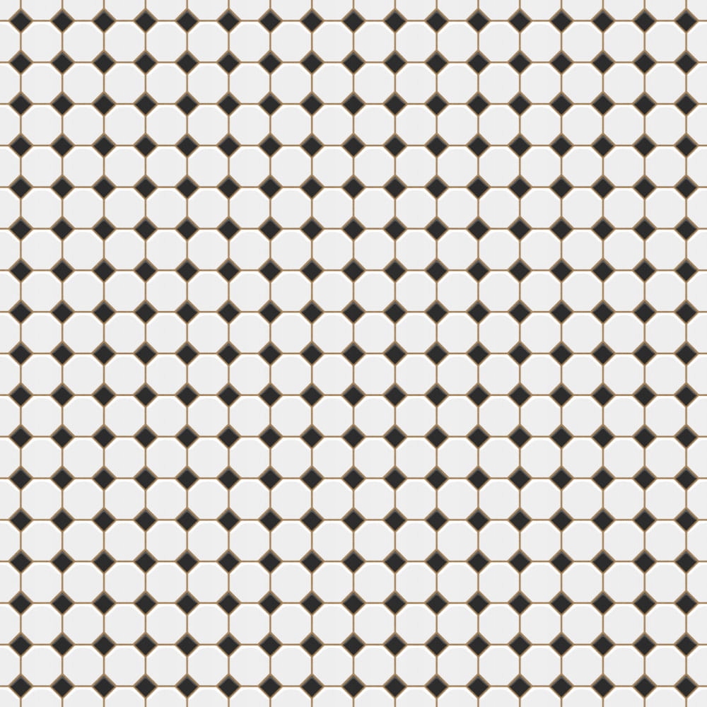 MOZAIKA CERAMICZNA OCTAGON WHITE CLASSIC Jednostka sprzedaży sztuka