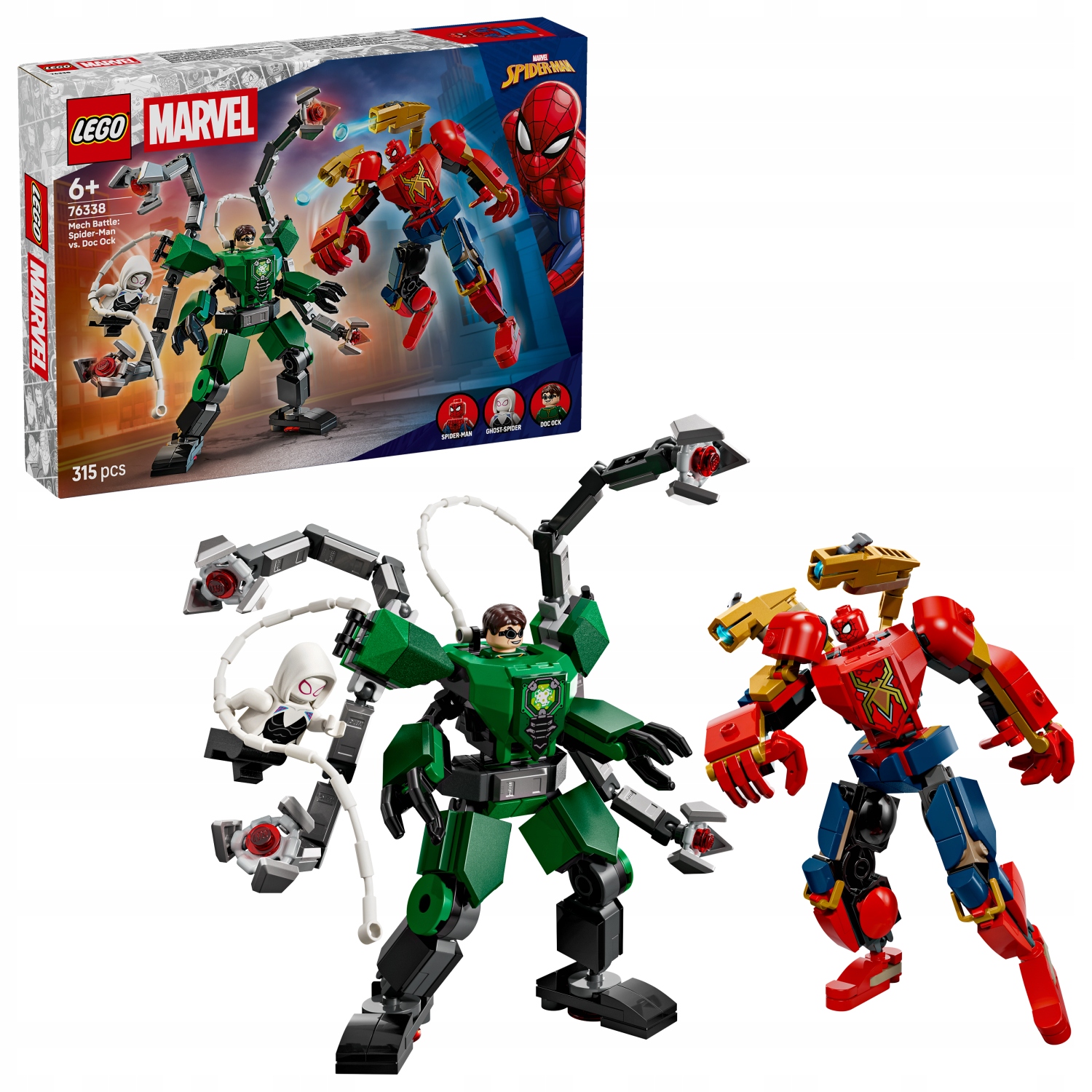 Lego Marvel 76338 Bitva robotů: Spider-Man vs. Doc Ock