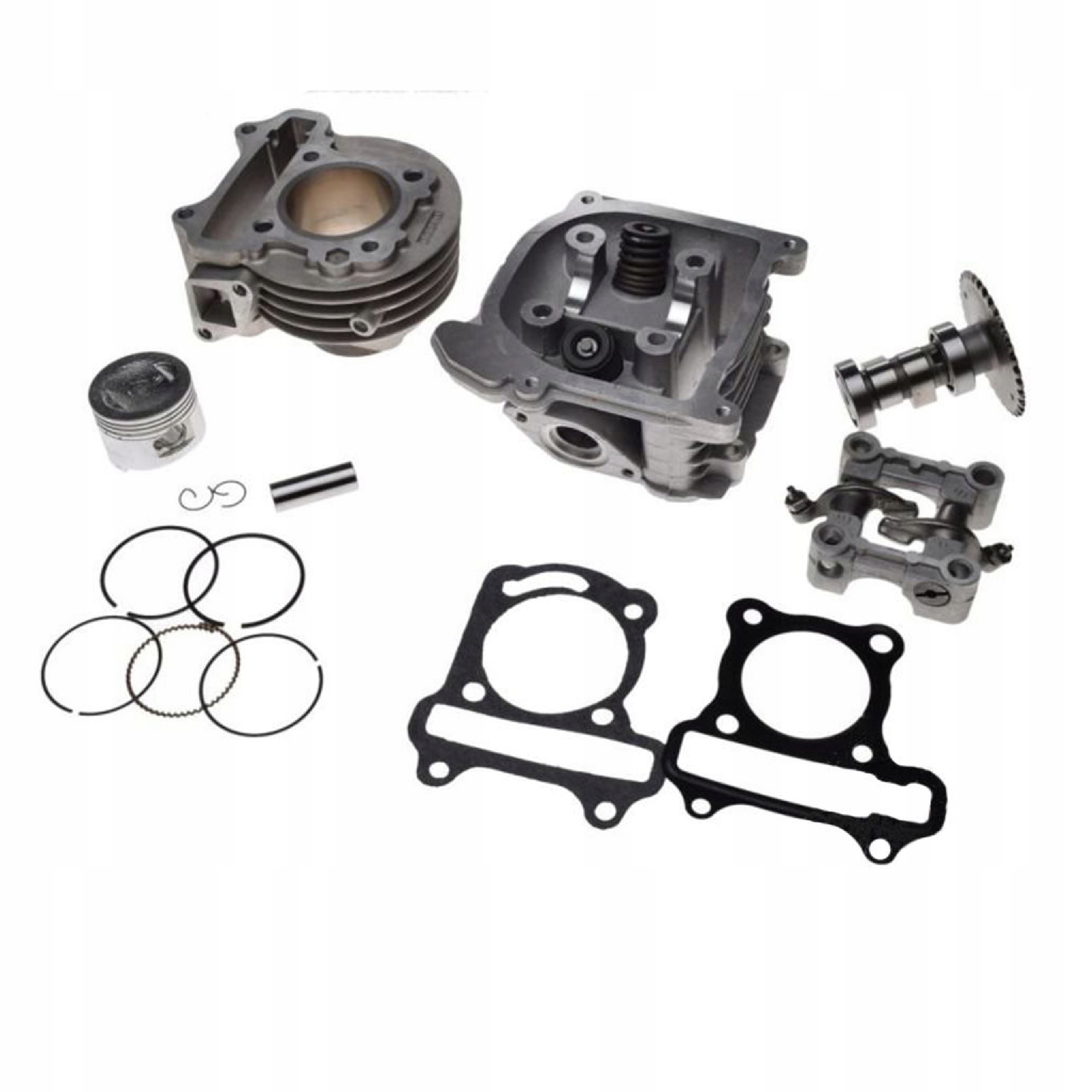 AY3514B - Циліндр + головка для скутерів 4T / GY6 / 139QMB 80ccm