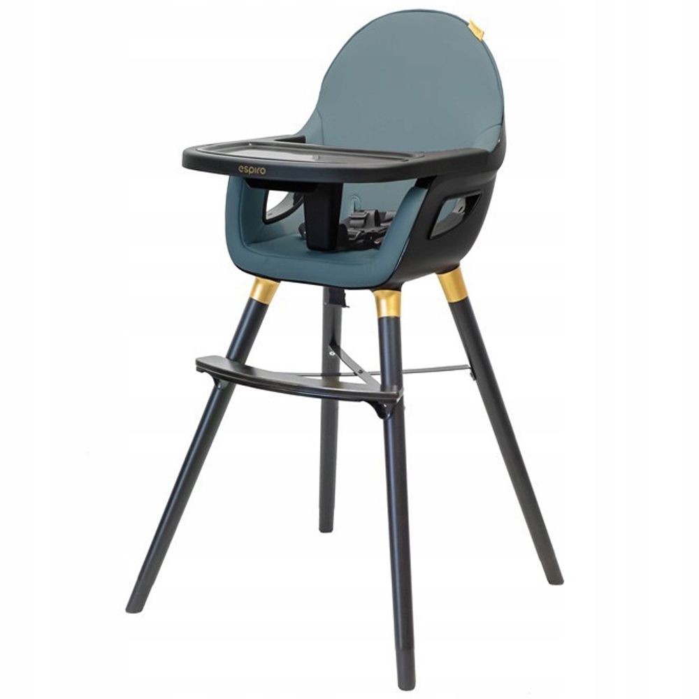 Espiro Yuko Krzesełko do karmienia dla dzieci 2w1 Blue Style (niebieskie)