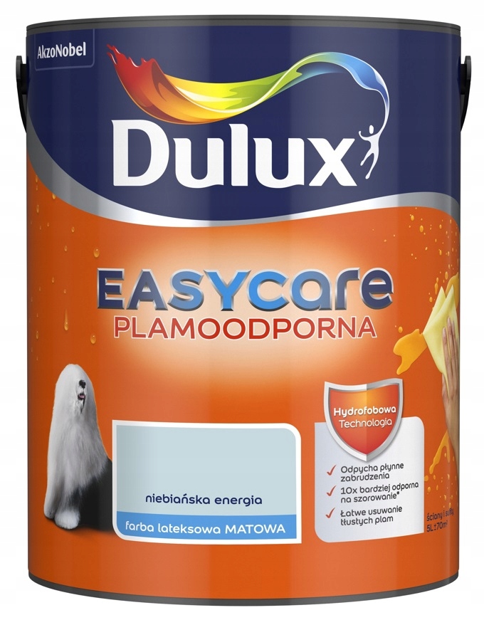 

Farba Dulux Easycare- niebiańska energia, 5l