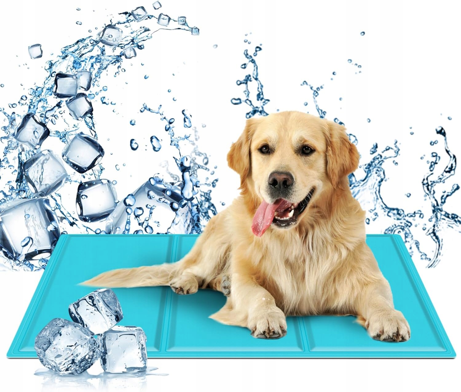 Levně Chladicí podložka pro psa a kočku, 90 x 50 cm, gelová