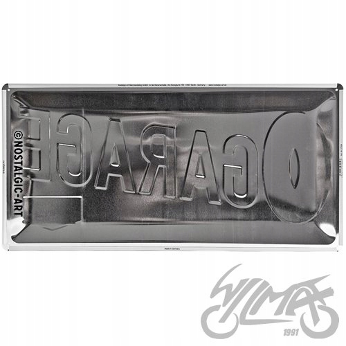 TABLICA PLAKAT 25x50 GARAGE 27004 Numer katalogowy części NAR27004