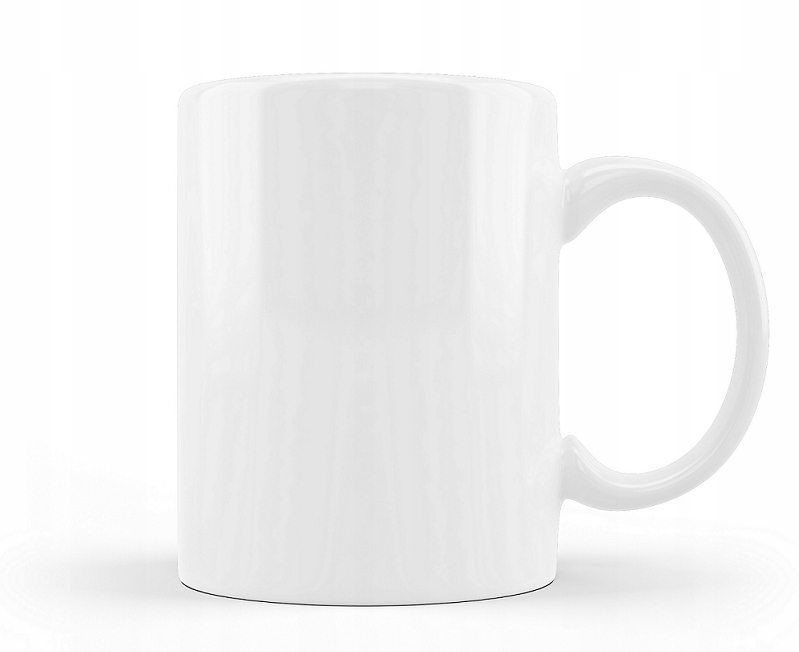 

Biały Kubek Ceramiczny 330 ml Klasa A+ Sublimacja