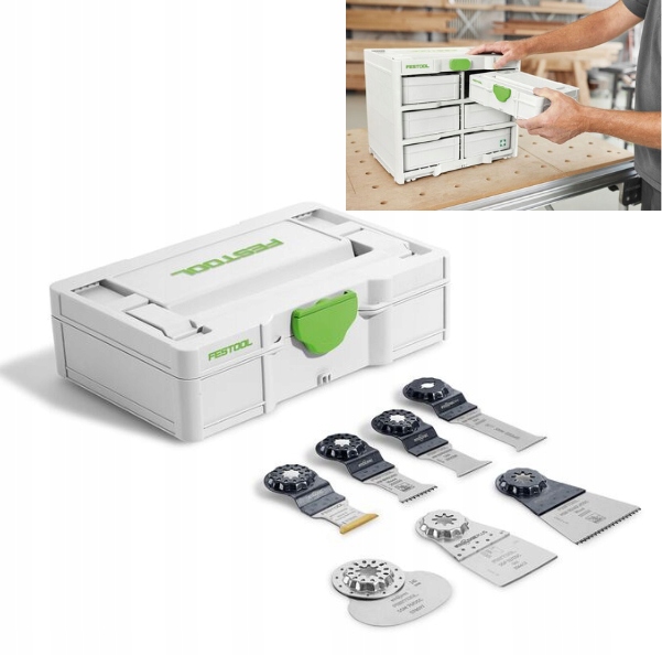 Systainer Zestaw brzeszczotów SYS S 76 do OSC Vecturo FESTOOL 578116