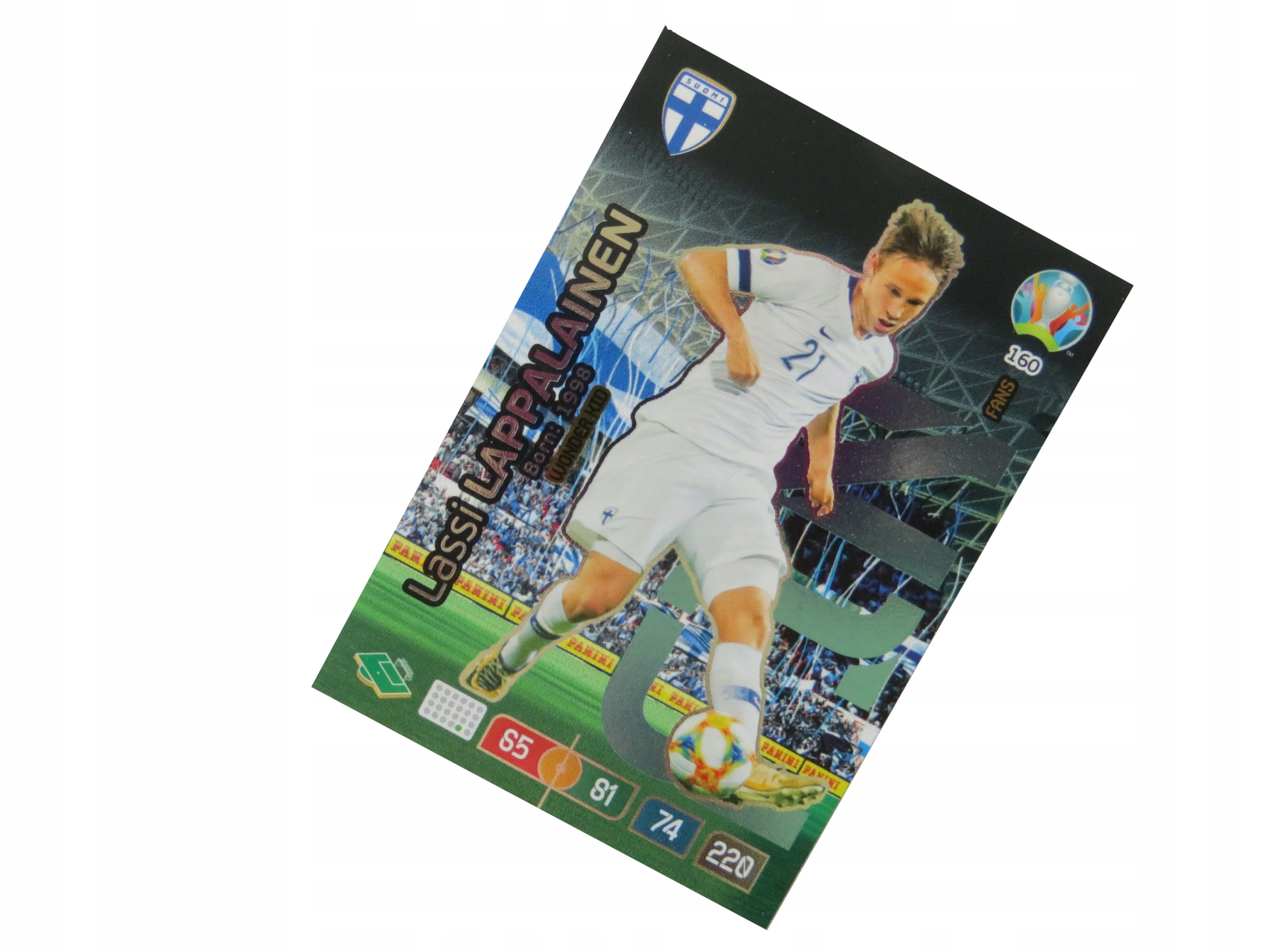 Panini Karty Piłkarskie Adrenalyn XL Euro 2020 Wonder Kid Lappalainen 160