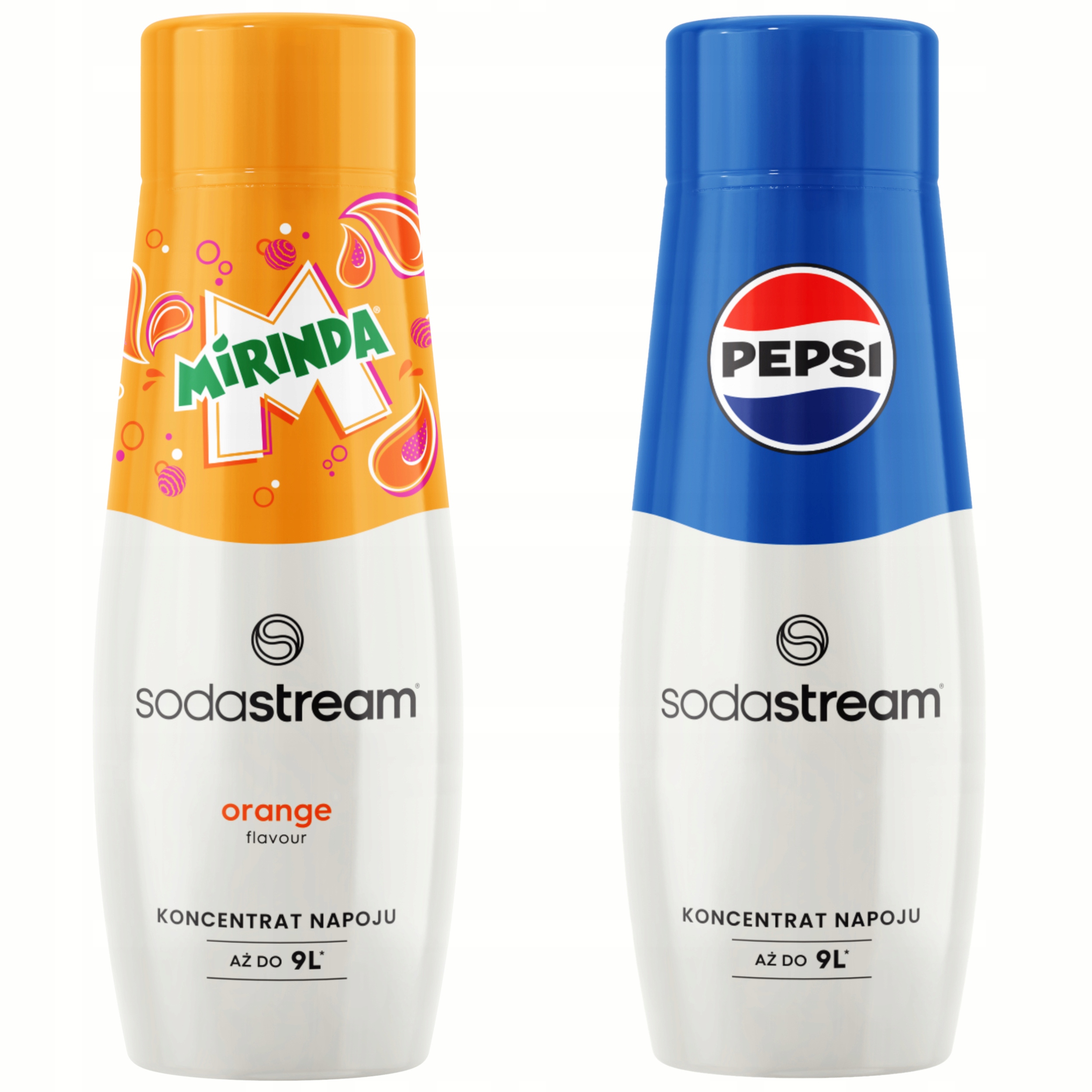 2x Syrop do saturatora wody Soda Stream Pepsi Mirinda koncentrat 440ml