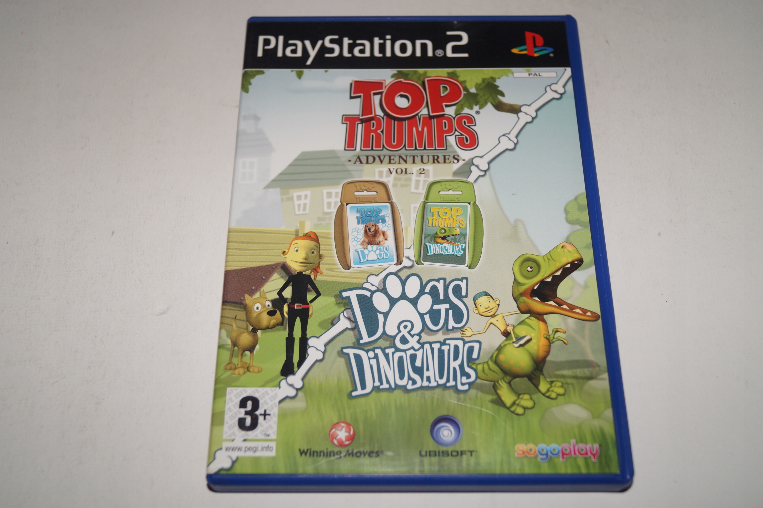 Gra TOP TRUMPS DOGS DINOSAURS PlayStation 2 (PS2) Platforma Sony PlayStation 2 (PS2)