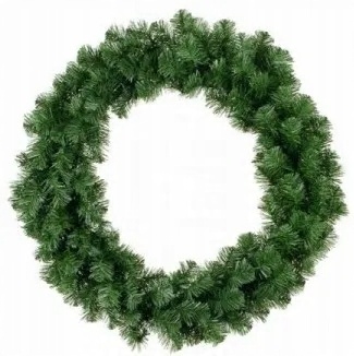 

Wianek z igliwia zielony świąteczny okrągły 65cm