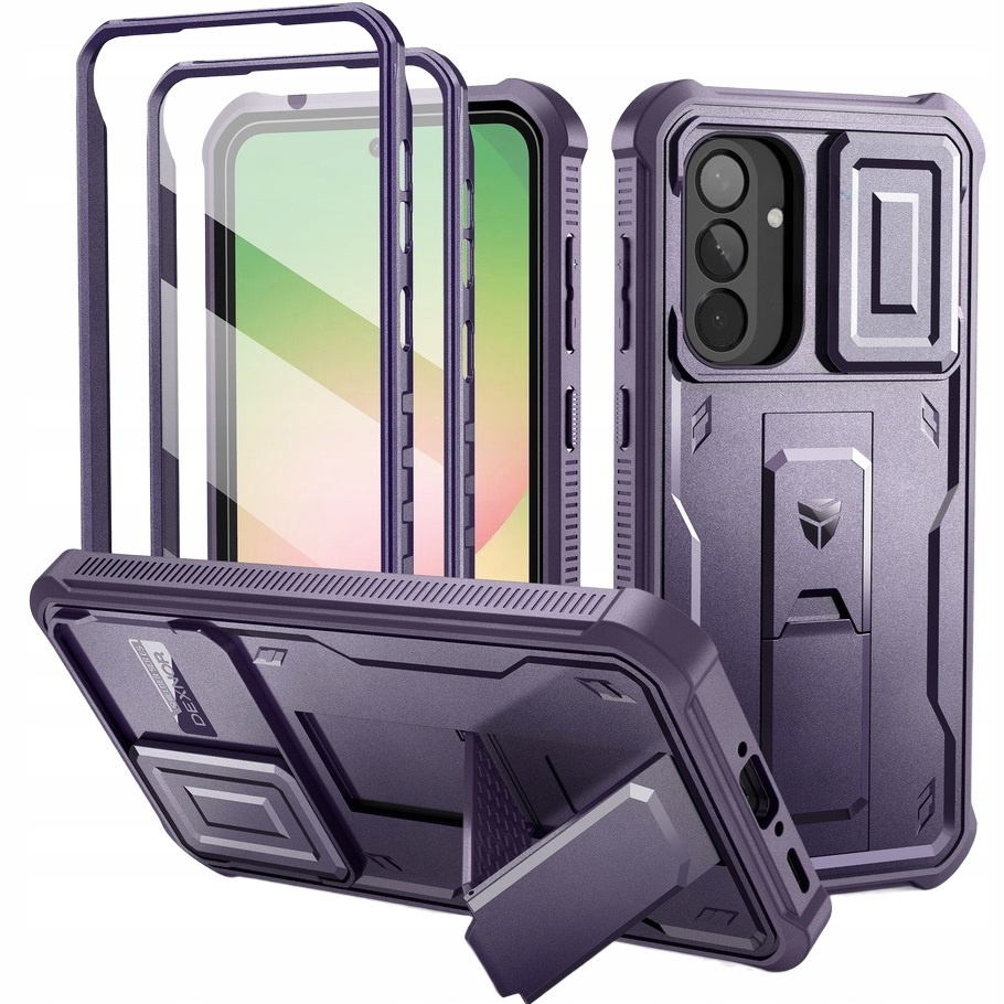 Pancéřové Pouzdro Dexnor pro Galaxy A56 5G, rámeček s fólií chránící displej 360