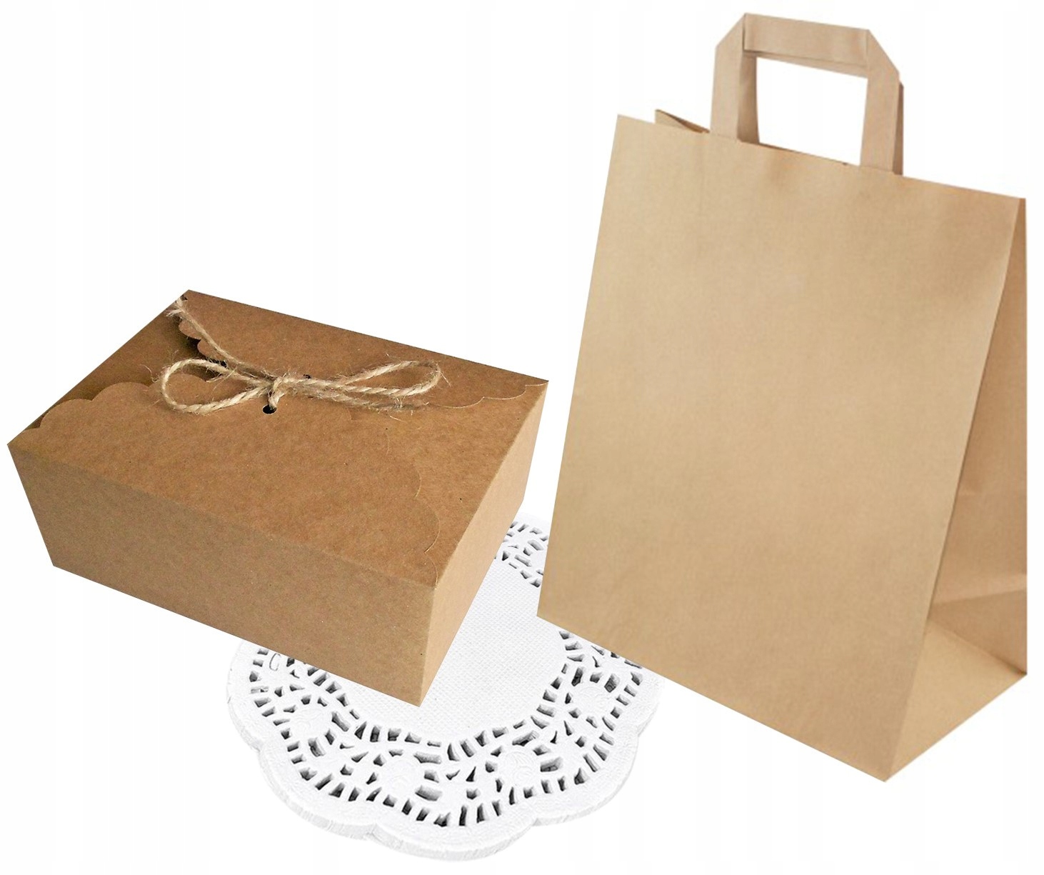 

Pudełko Na Ciasto Ciastka +serwetka+ Torba Eco Eko