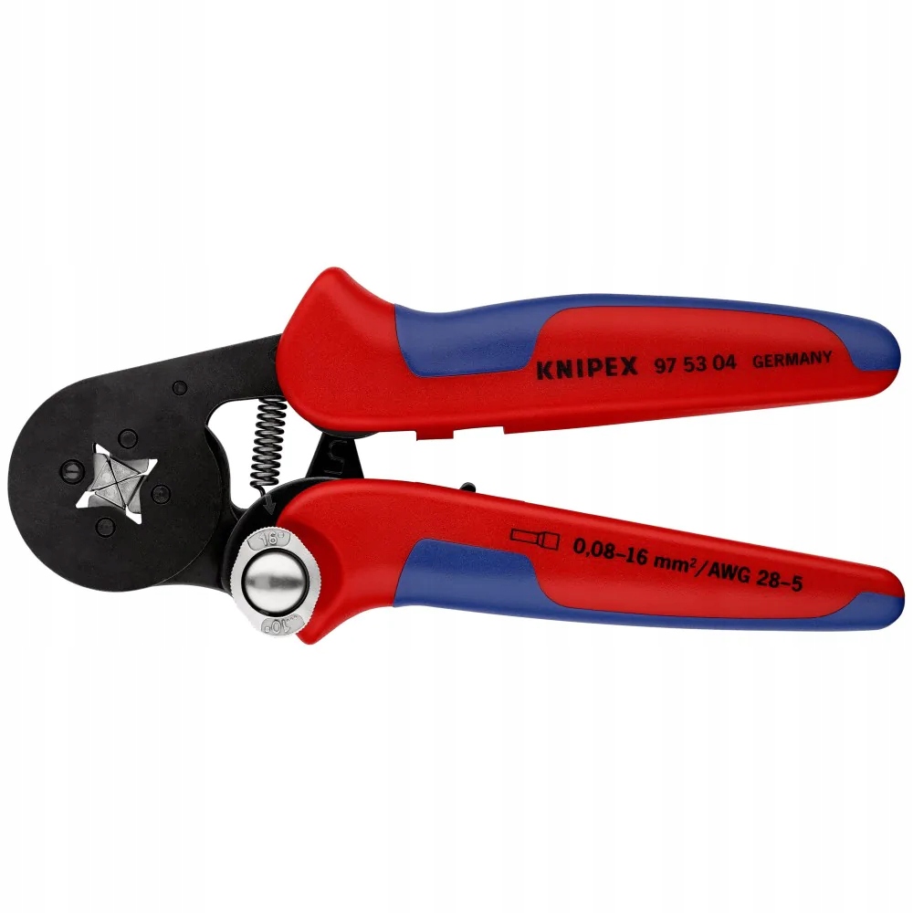 Knipex 975304 Szczypce do zagniatania tulejek z ładowaniem bocznym